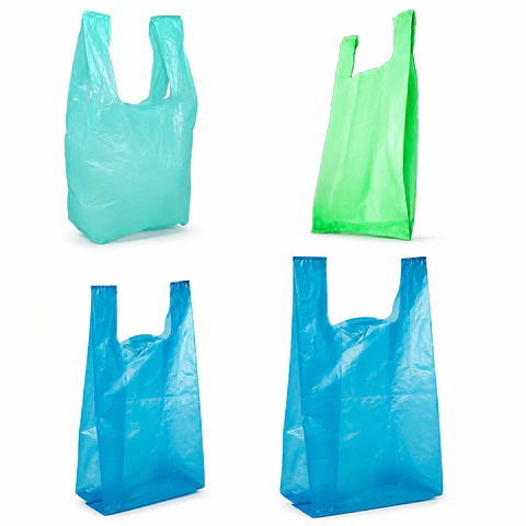 Sacos Plástico Alça Cor 45x55x0.55 -Emb 5kg