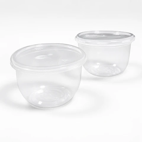 Tacinhas de Sobremesa 230ml C/ Tampa (100 Un)