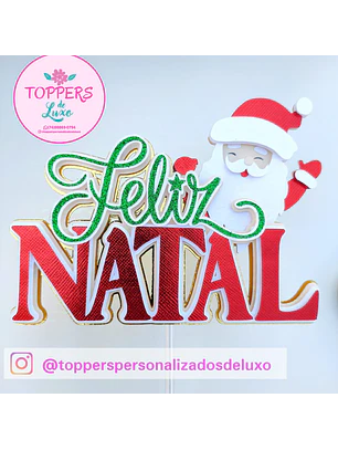 Arquivo topo de bolo NATAL 1