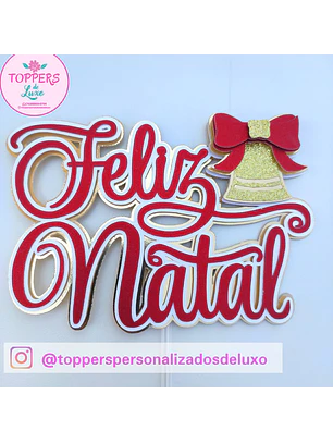 Arquivo topo de bolo NATAL 4