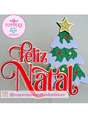 Arquivo topo de bolo NATAL 5