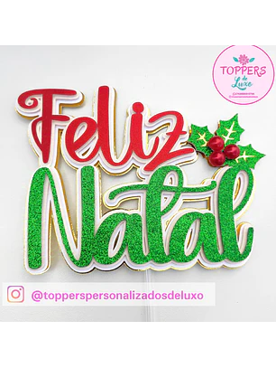 Arquivo topo de bolo NATAL 6