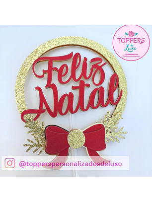 Arquivo topo de bolo NATAL 9