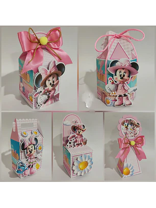 Arquivo de Corte Minnie Fazendinha 