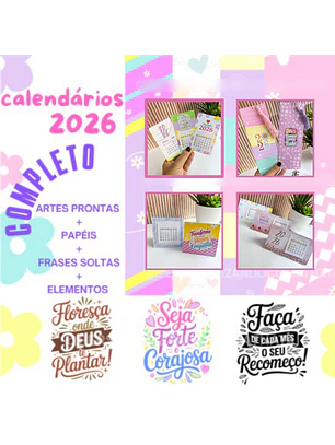 Arquivo Combo Calendários 2026