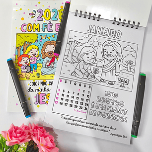 Arquivo Calendário de Colorir 2026