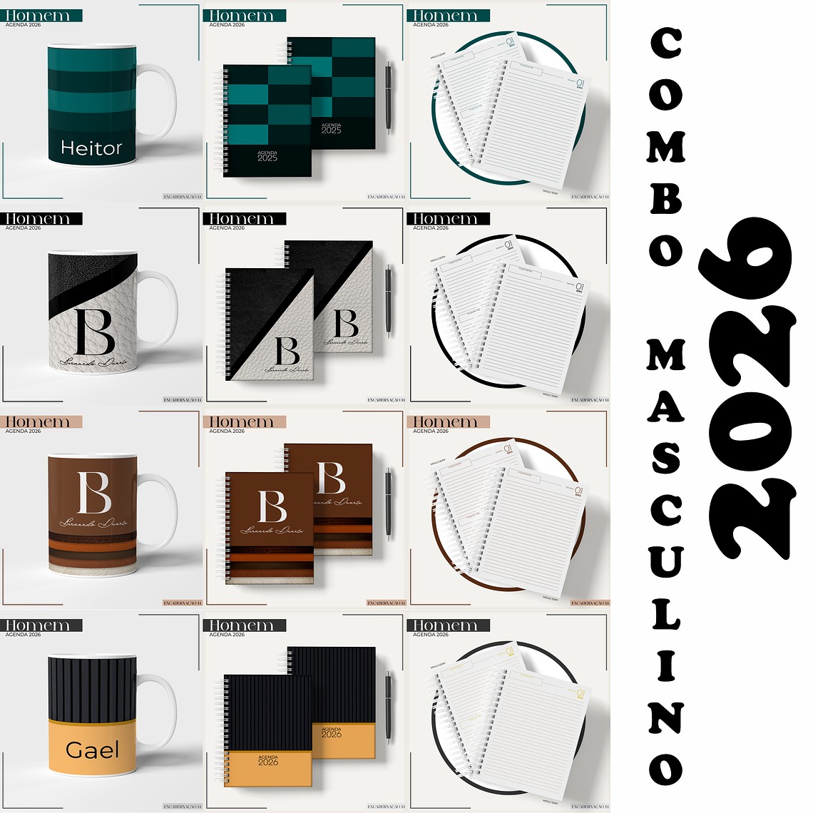 Arquivo Combo Kit Agendas Masculinas 2026 1