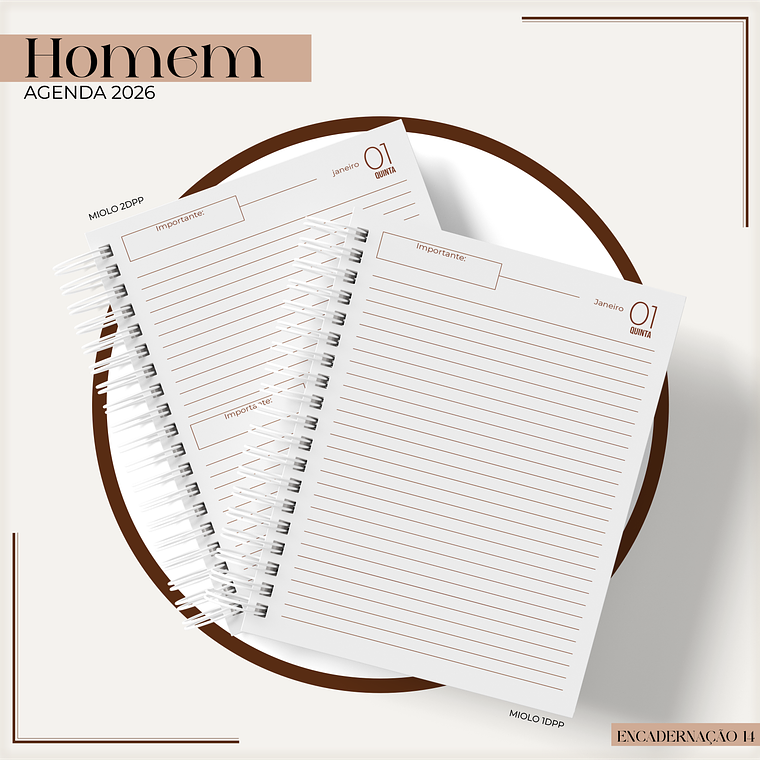 Arquivo Agenda Couro Marrom 2026 2