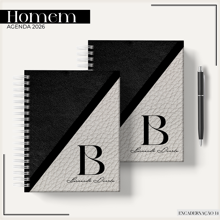 Arquivo Agenda Marble Black 2026 1