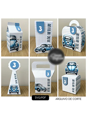 Arquivo de Corte Fusca Azul 