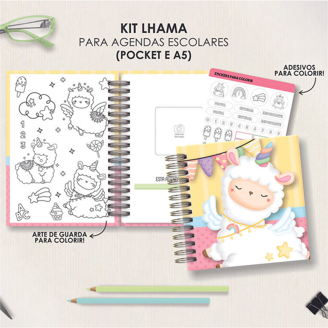Arquivo Capas Agendas Escolares Lhama 2026 1