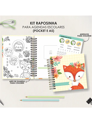 Arquivo Capas Agendas Escolares Raposinha 2026 