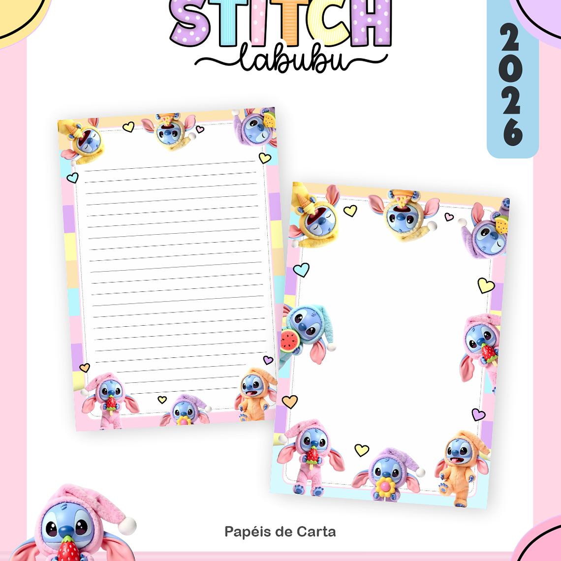 Arquivo Escolar Stitch Labubu 2