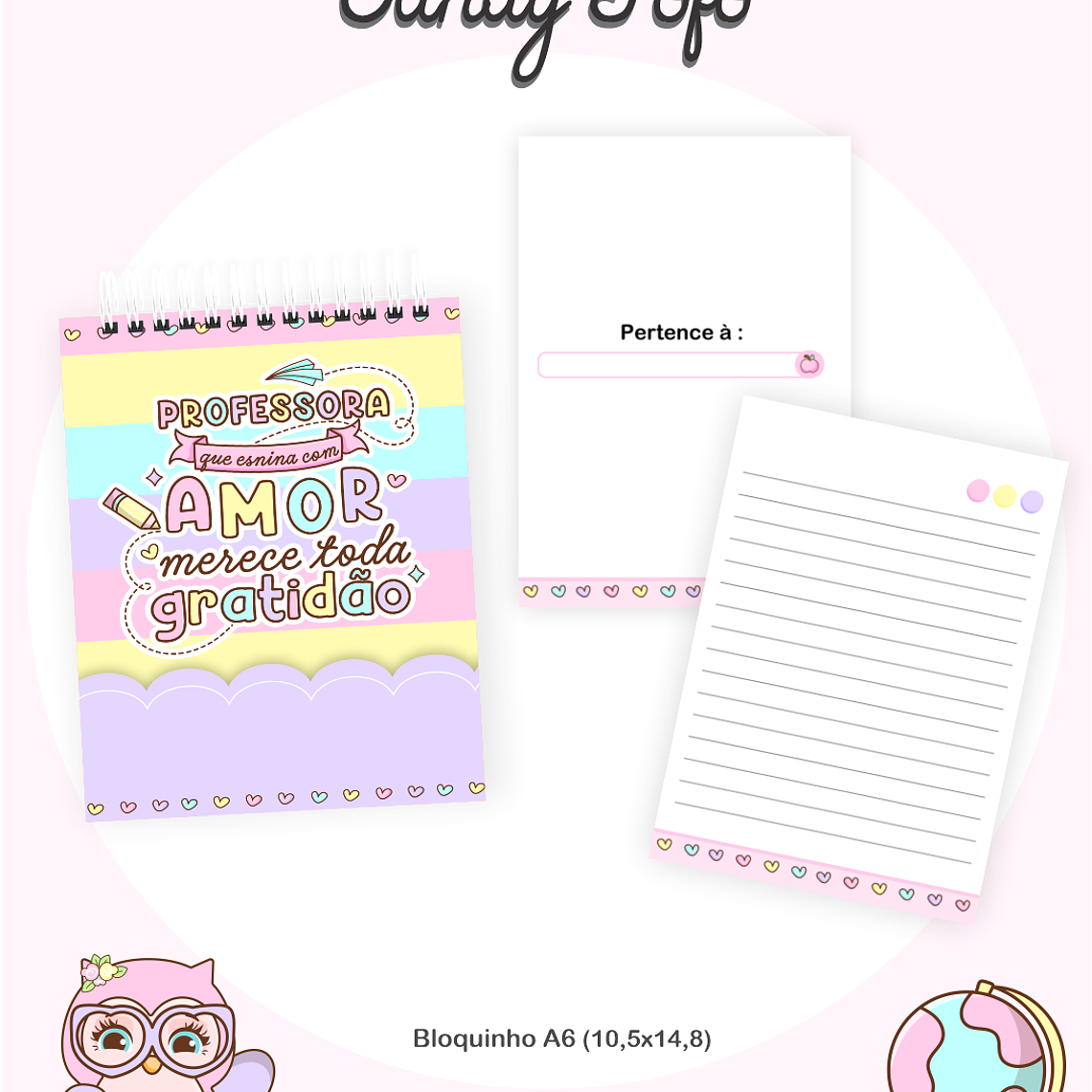 Pack Professores Candy Fofo 2026 4