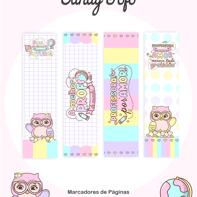 Pack Professores Candy Fofo 2026 9