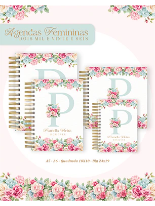 Combo Capas Florais 2026 
