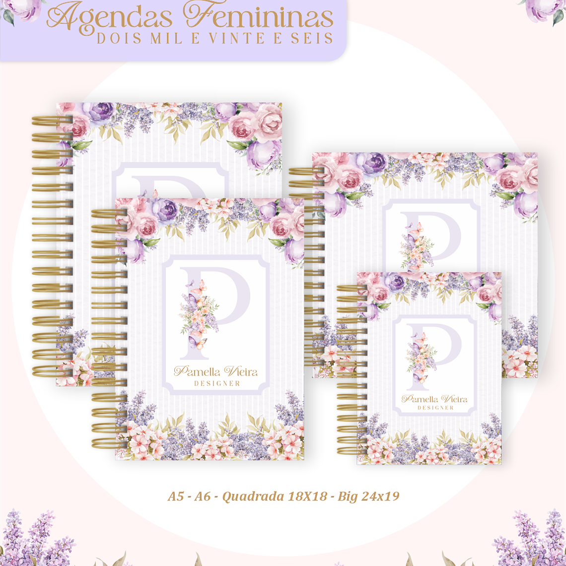 Combo Capas Florais 2026  2