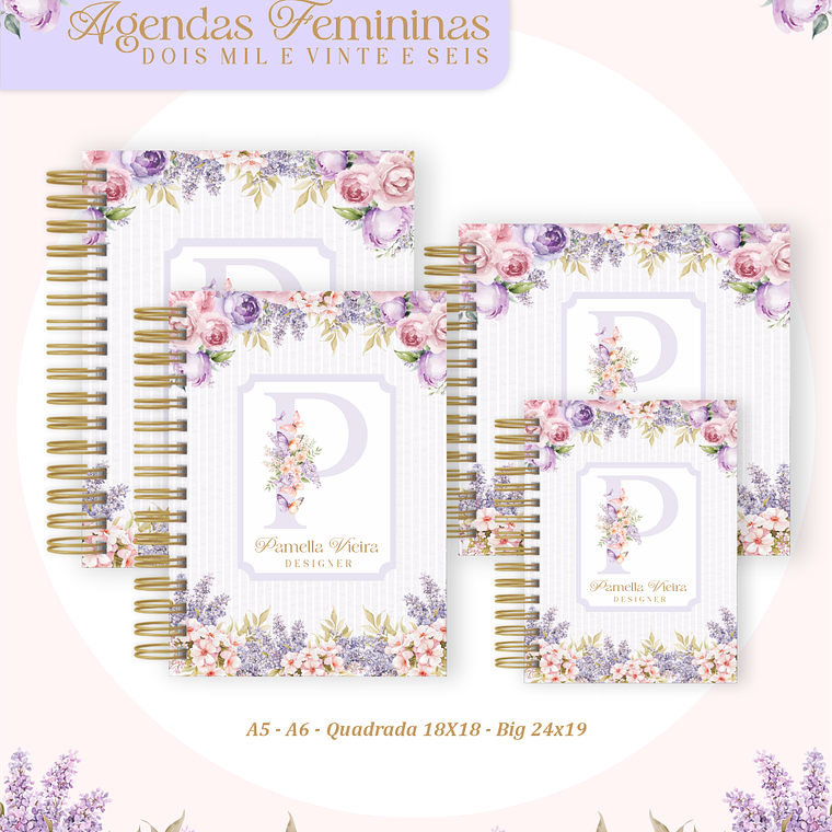 Combo Capas Florais 2026  2