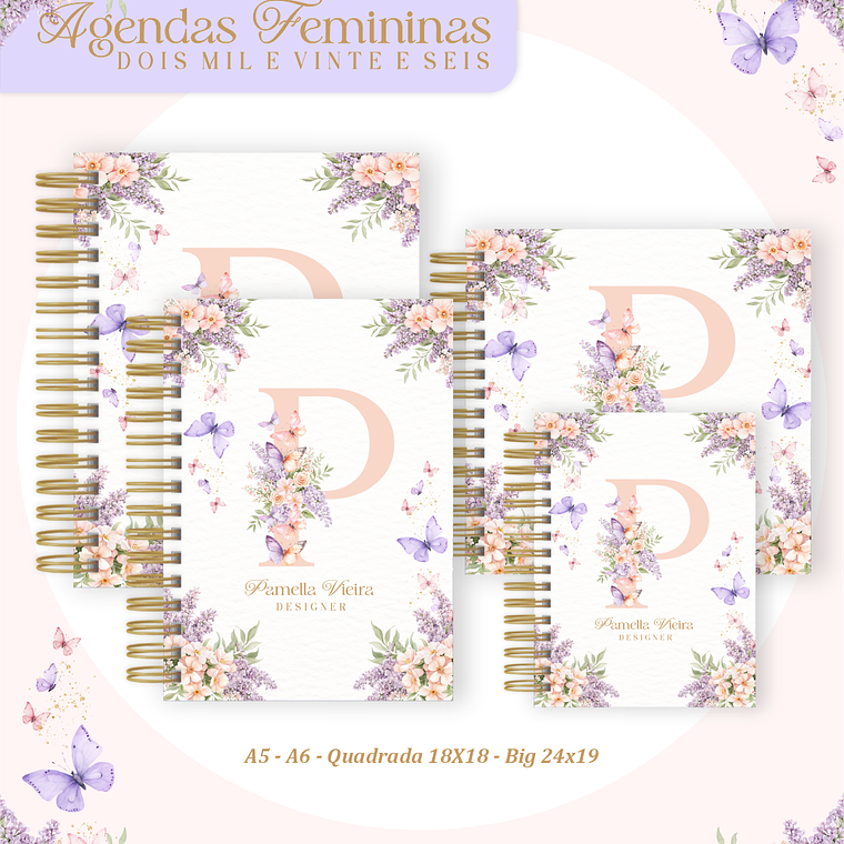 Combo Capas Florais 2026  3