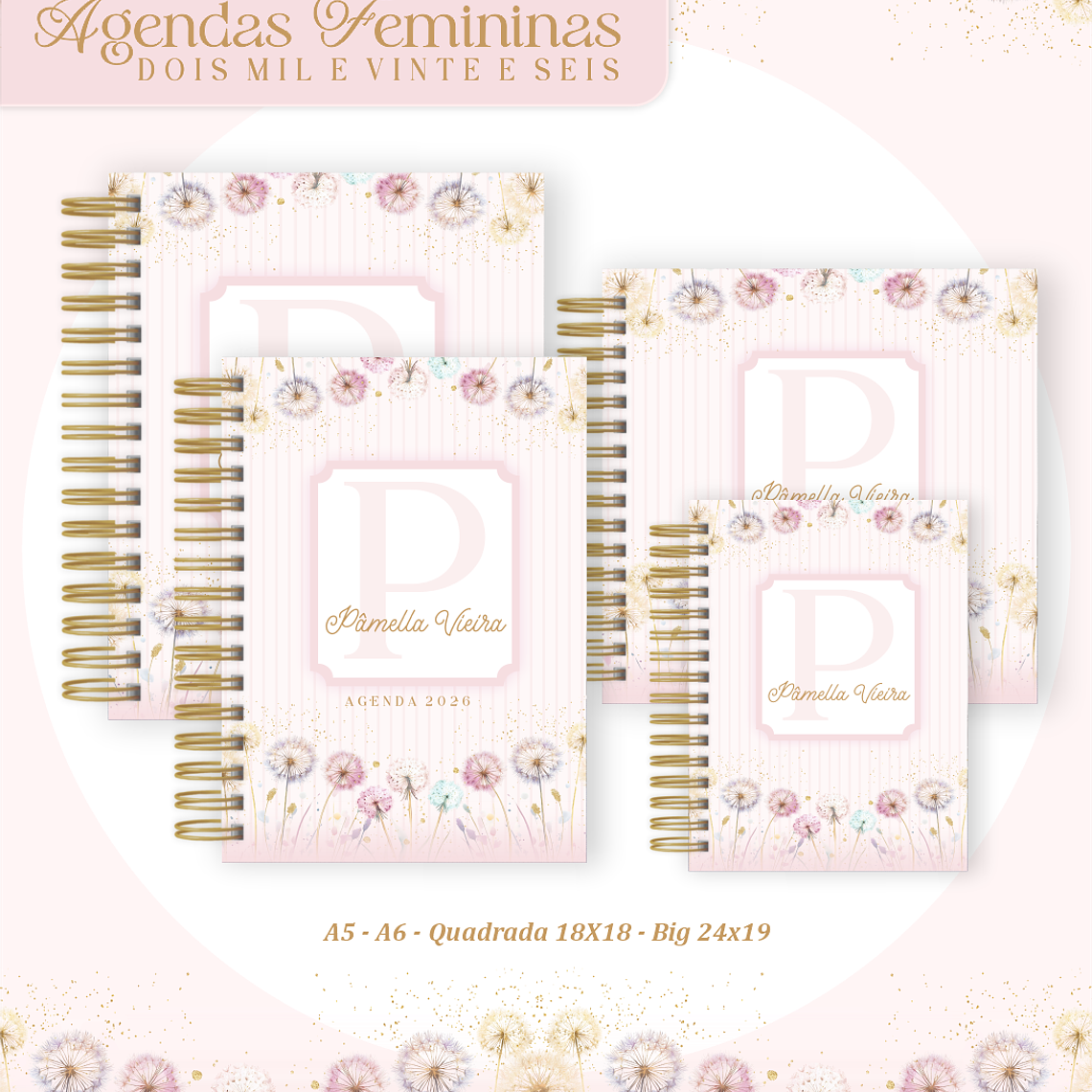 Combo Capas Florais 2026  4