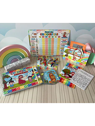 Arquivo Pack Infantil de Colorir Cristão