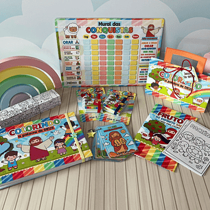 Arquivo Pack Infantil de Colorir Cristão