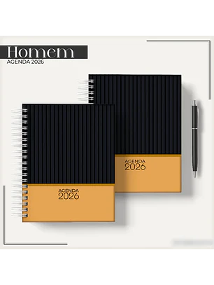 Arquivo Agenda Cinza-Amarelo 2026