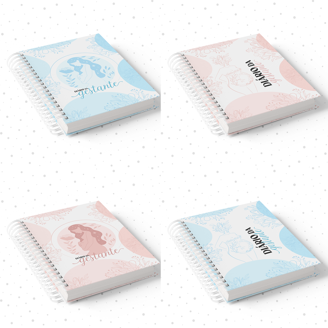 Combo Diário da Gestante - Capas e Miolos 1