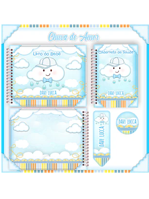Arquivo Encadernação Baby Chuva de Amor Menino