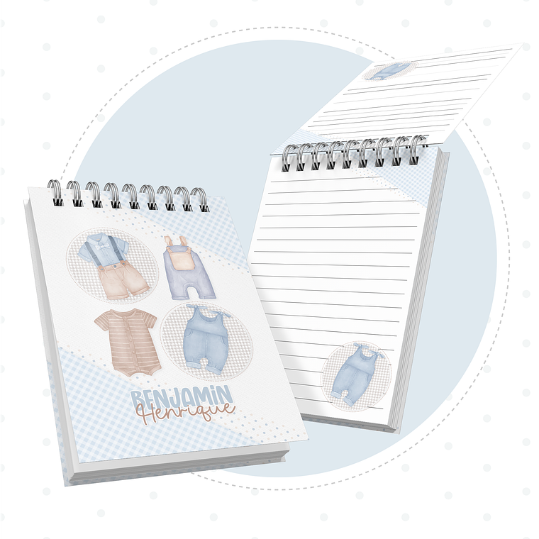 Arquivo Encadernação Baby Boy Roupinha Menino 3