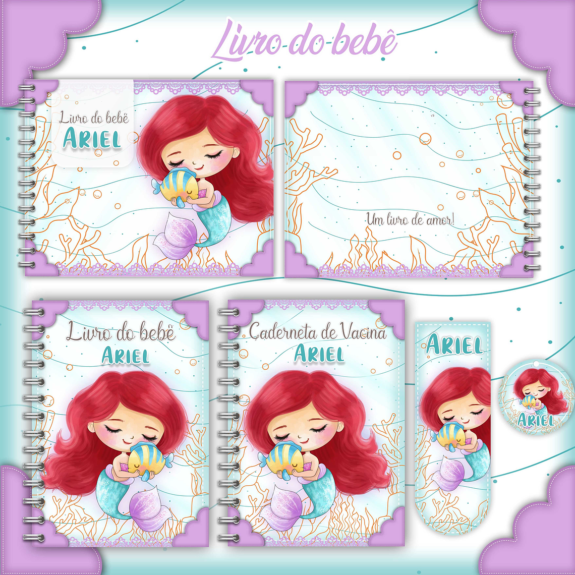 Arquivo Encadernação Baby Sereia 1