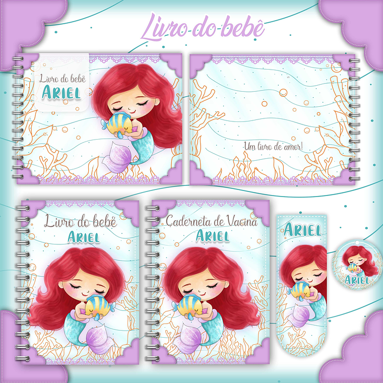 Arquivo Encadernação Baby Sereia 1