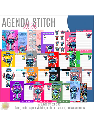 Arquivo Agenda Stitch Com Miolo 2026 