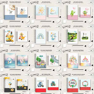 Arquivo Combo Capas Infantis 