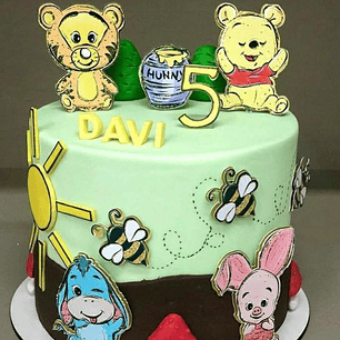 Arquivo topo de bolo   Ursinho Pooh baby cute pooh cute