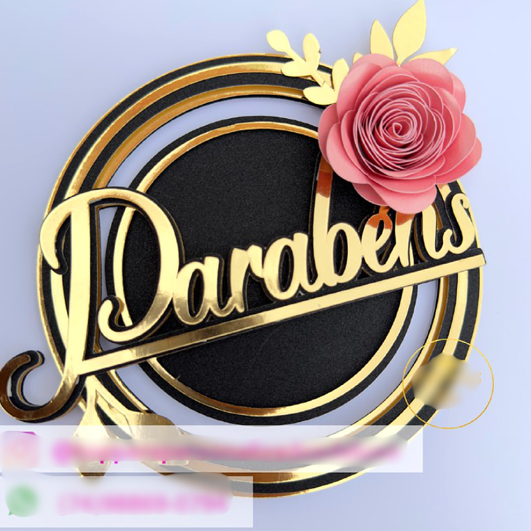 ARQUIVO TOPO DE BOLO PARABÉNS CIRCULAR 1