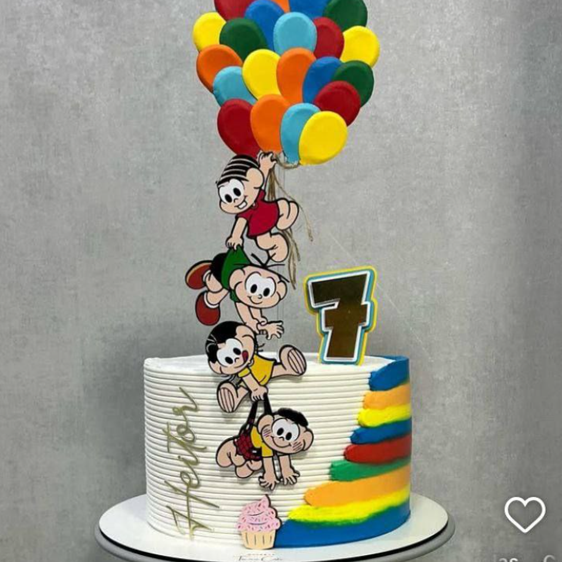 ARQUIVO TOPO DE BOLO Turma da Mônica balões 1