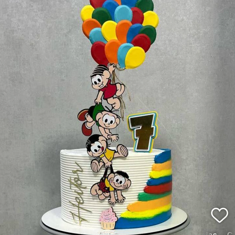 ARQUIVO TOPO DE BOLO Turma da Mônica balões 1