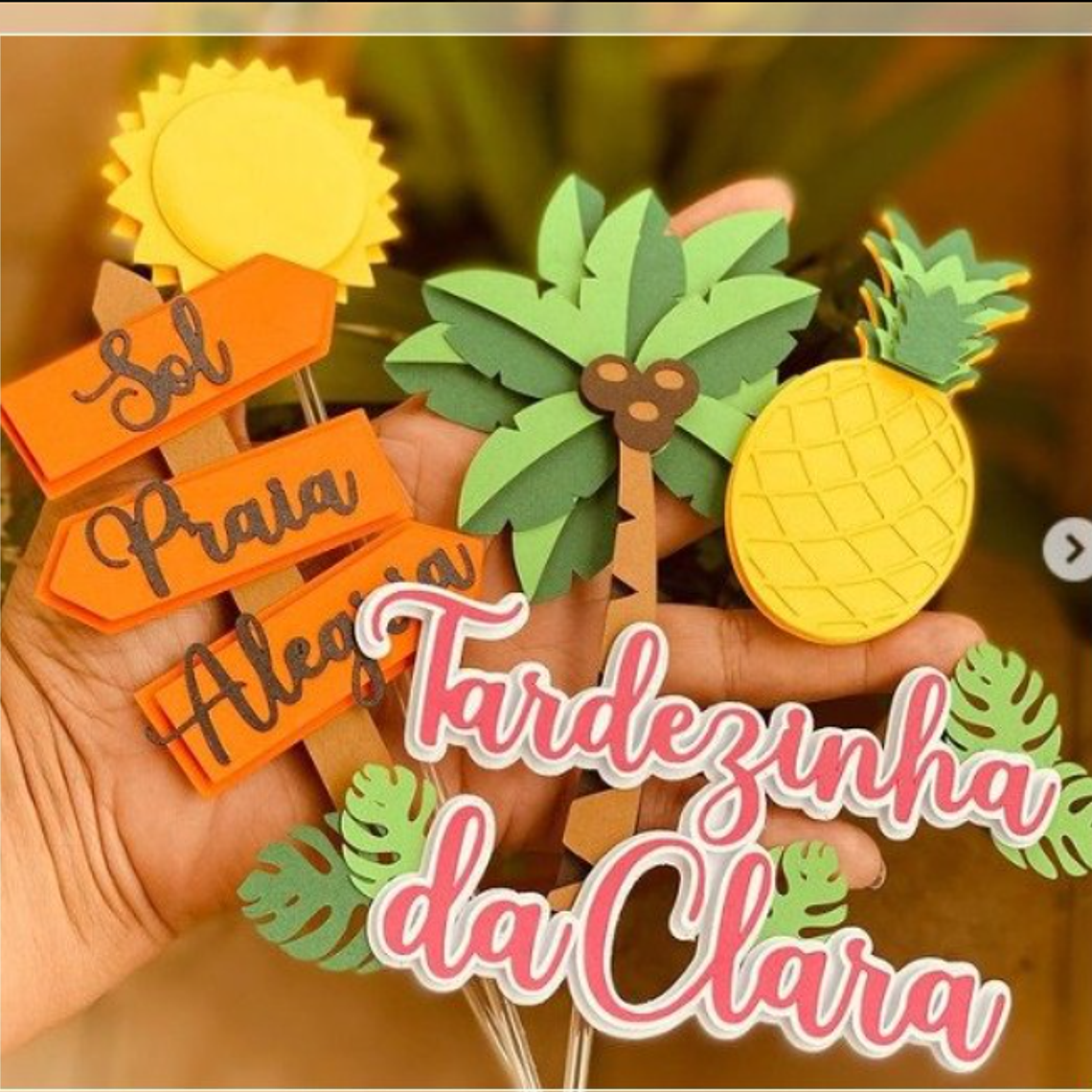 Arquivo topo de bolo Topo Tardezinha em Camadas 1