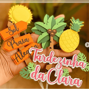 Arquivo topo de bolo Topo Tardezinha em Camadas