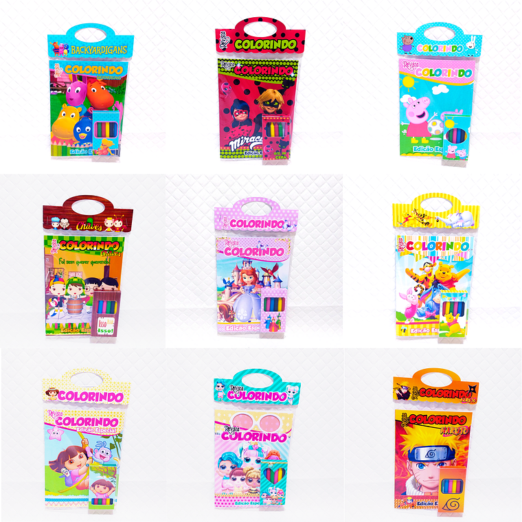 Arquivo Combo 30 Revistinhas de Colorir + Caixinhas de Giz 1