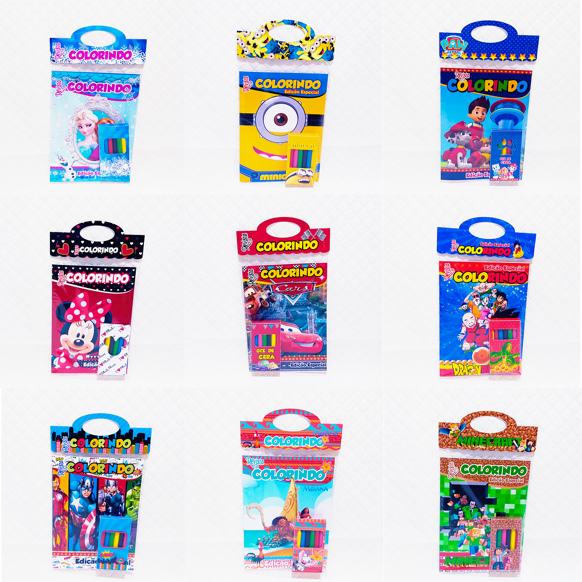 Arquivo Combo 30 Revistinhas de Colorir + Caixinhas de Giz 2