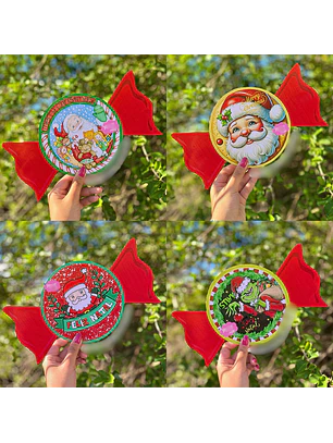Arquivo Natal Tag Bombom Guloseimas