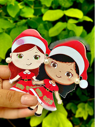 Arquivo Natal Tag Brinco Menininhas