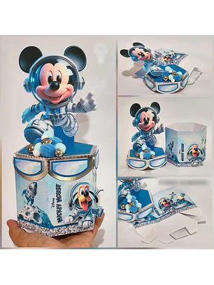  Arquivo Centro de Mesa Mickey Astronauta 