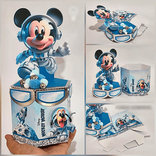  Arquivo Centro de Mesa Mickey Astronauta 