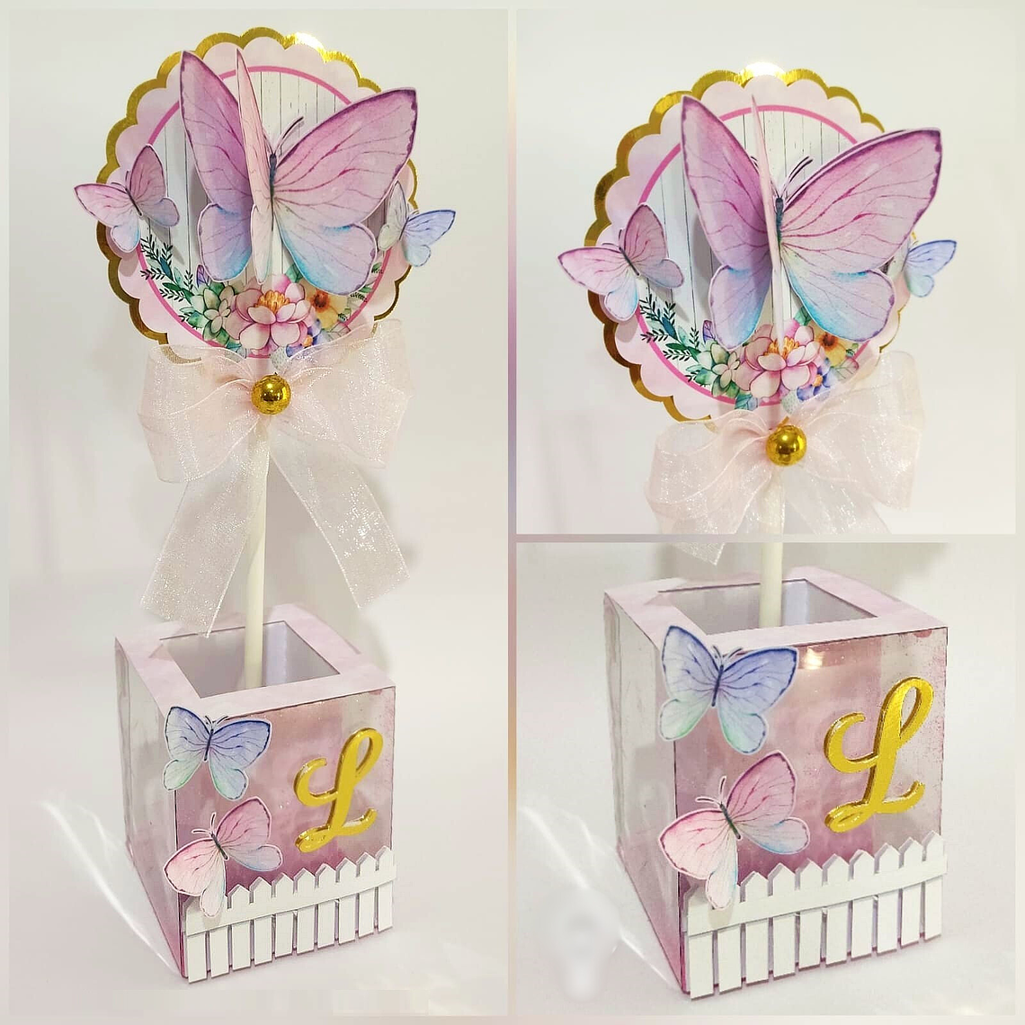 Arquivo de Corte Centro de Mesa Jardim das Borboletas 1