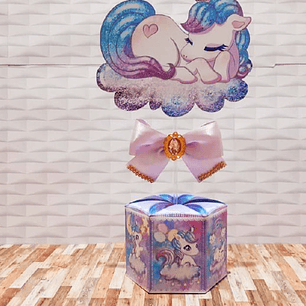 Arquivo Centro De Mesa Unicórnio