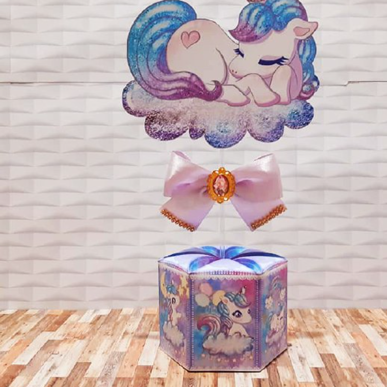 Arquivo Centro De Mesa Unicórnio 1