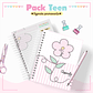 Arquivo Pack Teen - Agenda Pemanente + Caneca - Flor Delicada - Thumbnail 1